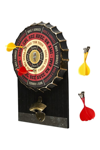 Gioco alcolico freccette con apribottiglie