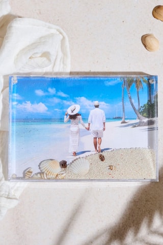 Moldura para fotografia Coquillages et Crustacés - transparente 18,3 x 13,2 x 2,3 cm