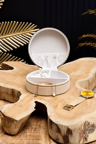 Portagioie Golden Paradise - Beige - 5 x 12 x 12 cm