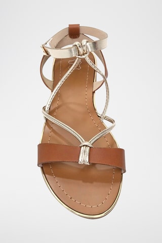 Romeinse Sandalen - Camel