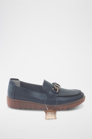 Leren Mocassins - Blauw