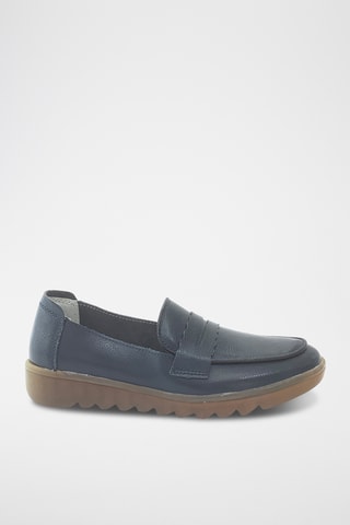 Leren Mocassins - Blauw