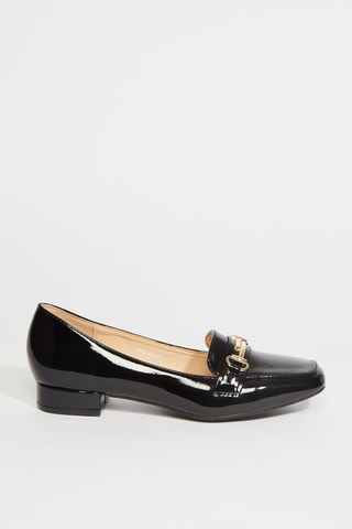 Mocassins met Hak - Zwart