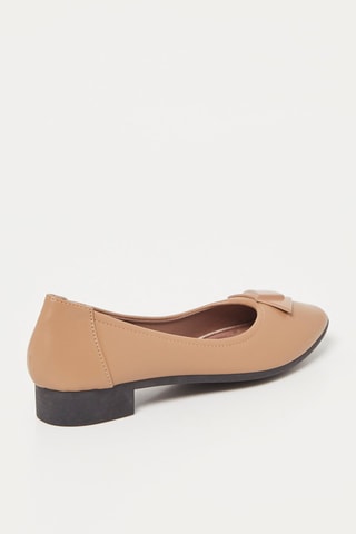 Ballerina's met hak - Beige