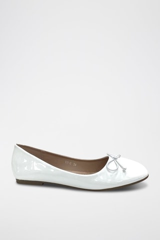 Gelakte Ballerina’s - Wit