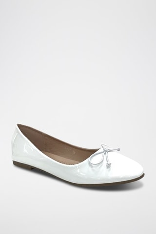 Gelakte Ballerina’s - Wit
