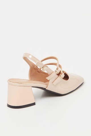 Mary Janes met Hak - Beige