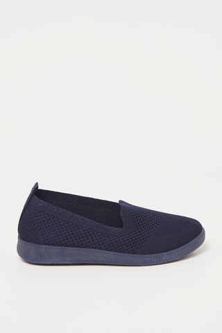 Slip-ons - Marineblauw