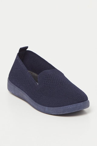 Slip-ons - Marineblauw