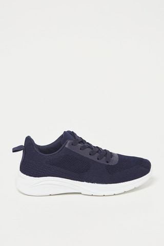 Sneakers - Marineblauw en Wit