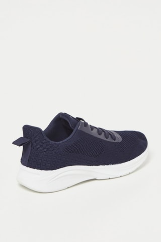Sneakers - Marineblauw en Wit