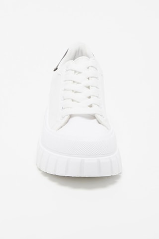 Wedge Sneakers Wit en Zwart