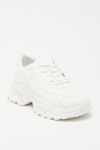 Wedge Sneakers Wit