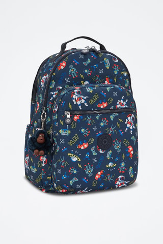 Mochila Seoul - Azul-petróleo e preto