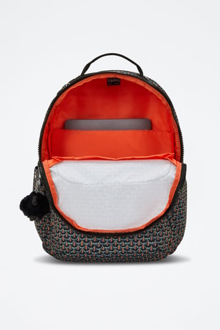Mochila Seoul - Preto e laranja