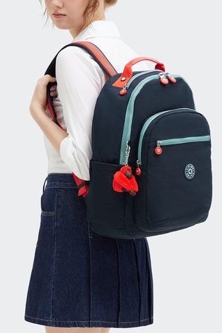 Mochila Seoul - Azul e vermelho