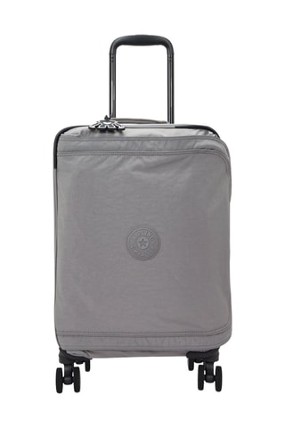 Mala de cabine Spontaneous S - 33 cm - Cinzento e laranja