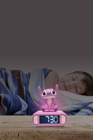 Despertador y luz nocturna 2 en 1 Angel Lilo y Stitch Disney - Desde 6 años
