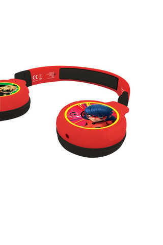 Cascos plegables 2 en 1 Bluetooth® y cable Miraculous  Desde 4 años - Rojo y verde