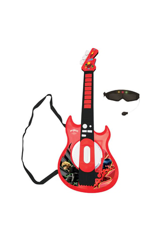 Guitarra electrónica con luz Miraculous  Desde 3 años