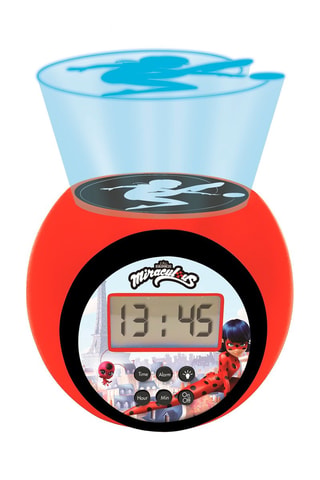 Despertador con proyector Miraculous Rojo