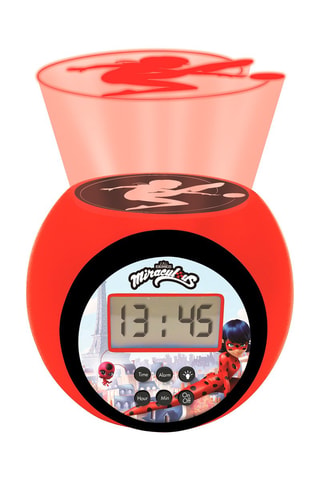 Despertador con proyector Miraculous Rojo