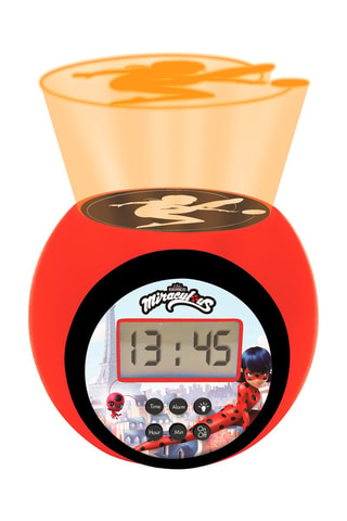 Despertador con proyector Miraculous Rojo