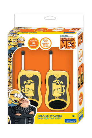 2 walkie-talkies Los Minions Desde 3 años