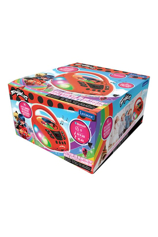 Reproductor CD Bluetooth portátil y luminoso Ladybug Miraculous  Desde 3 años