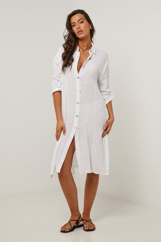 Abito a camicia - 100% lino