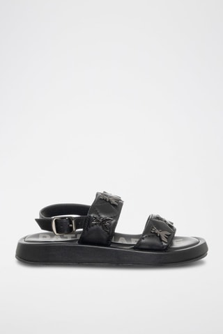 Sandali platform - Nero e argentato