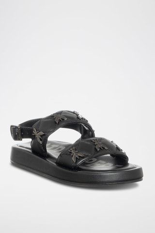 Sandali platform - Nero e argentato