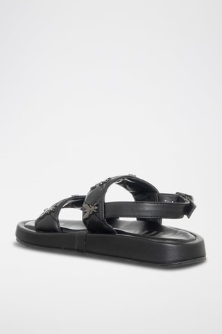 Sandali platform - Nero e argentato