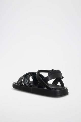 Sandali platform - Nero, argentato e grigio