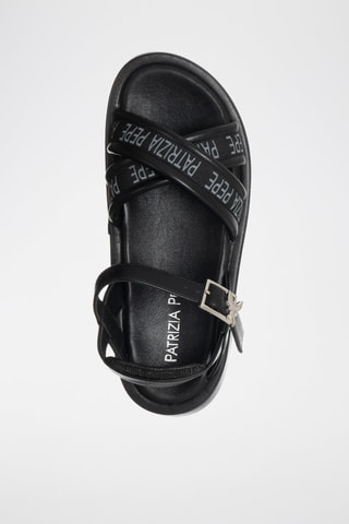Sandali platform - Nero, argentato e grigio