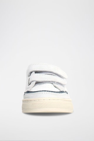 Sneakers in pelle Ariton - Bianco, blu e grigio