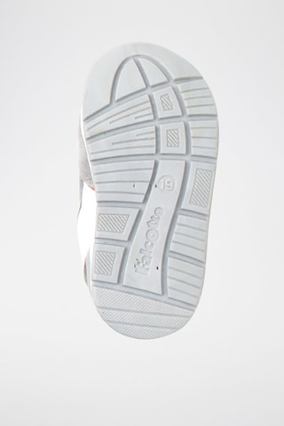 Sneakers in pelle Hack - Bianco, verde, arancione e grigio