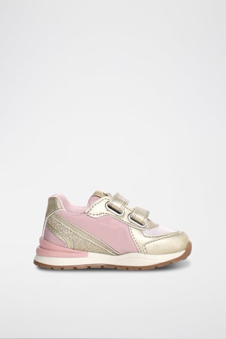 Sneakers in pelle Bley - Rosa e dorato