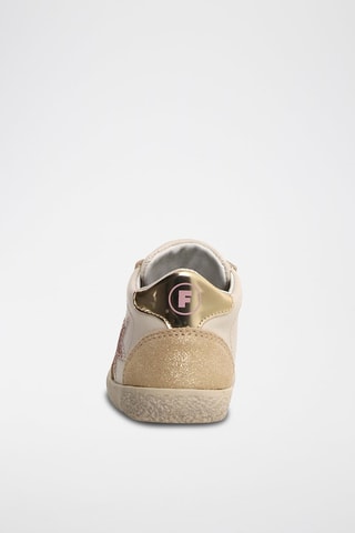 Sneakers in pelle - Rosa e dorato