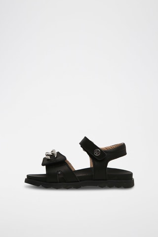 Sandali in pelle - Nero