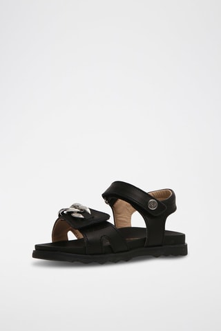 Sandali in pelle - Nero