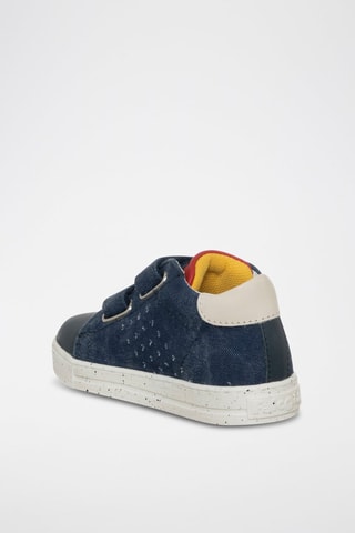 Sneakers in pelle - Blu e bianco