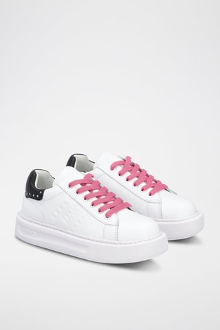 Sneakers Kylie - Bianco, nero e rosa