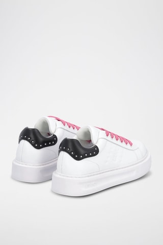 Sneakers Kylie - Bianco, nero e rosa