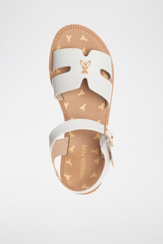 Sandali in pelle - Bianco