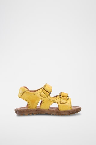 Sandali in pelle - Giallo