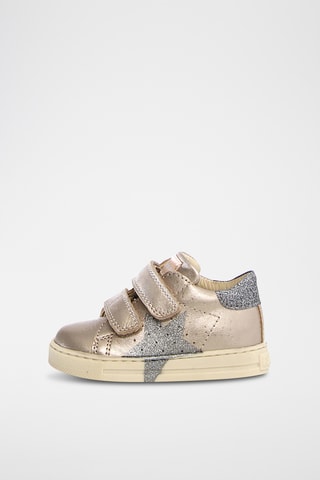 Sneakers in pelle - Grigio e rosa