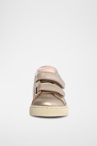 Sneakers in pelle - Grigio e rosa