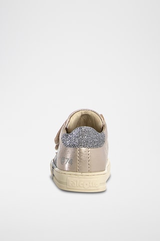 Sneakers in pelle - Grigio e rosa