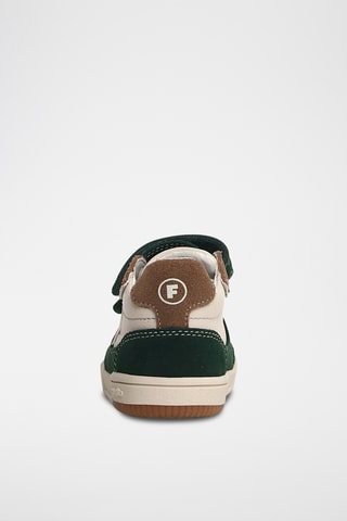 Sneakers in pelle - Bianco e verde